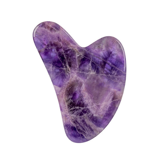 Amethyst Roller Set Heart Shaped Gua Sha Massager