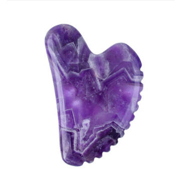 Amethyst Roller Set Heart Shaped Gua Sha Massager (Copie)